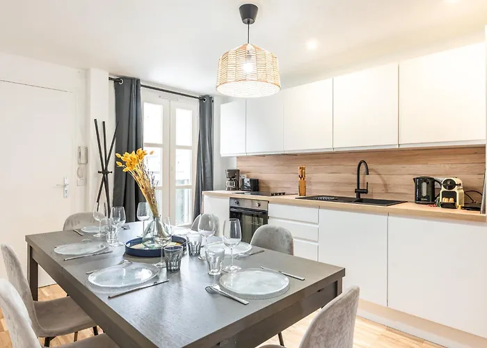 Design - 6 Guests - Buttes Chaumont Apartment Paris